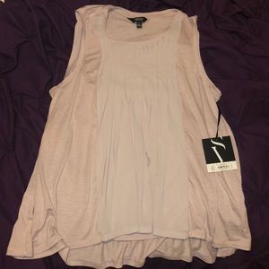 Simply Vera Vera Wang Pin Tuck Tank Top